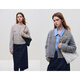 
Fan Silan 23FS14110 lazy style sweater cardigan jacket for women in autumn and winter super beautiful little fragrant style sweater flower apricot color M