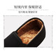 Weizhi traditional old Beijing cloth shoes men's winter velvet warm elastic mouth scarf WZ1014 42