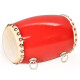 Hollit-15 cm hölzerne Taille Trommel Erwachsener Kinderkuppler Taille Yangko Tanz Nord Shaanxi Taille Schlagzeug-Percussion-Instrument Ansai Taille Drum