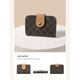 Sac à cartes Scarecrow pour femmes Nouvelles cartes de 20 cartes Sac de certificat multifonctionnel Sac de changement rétro imprimé Small Driving Deep Brown-B M, E Modèle
