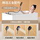 恒洁（HEGII）浴缸家用小户型一体深泡水件缸亚克力小型保温独立浴缸HLB673SNA1 【1米】深泡五金瀑布缸+座板
