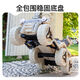 Raft Core Children's Car kann Erwachsene 0-12 Jahre alte Bagger Super Large Toy Car Toys Toys für Frauen und Jungen Fernbedienung Elektrische Graben Milchfarbe [Electric Grabging Arm] Bluetooth Music Double Sechs Räder [12v12 Batterie] Fernbedienungsmodell + vier Radlaufantrieb