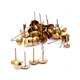 
Bubble nail golden pure copper bubble nail sofa foam nail copper bubble nail painting nail lengthened push pin decorative nail round head nail press nail cap diameter 7.5 full length 15250 silver