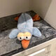 Bestyver Patypus Plush Toy Plush Bag Lápiz Muñeco Almacenamiento de animales Papelería suave y linda Playpus Doll Bag Fince Toy