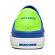 斯凯奇（Skechers）童鞋儿童洞洞鞋2024夏季新款男童凉鞋可踩脚防滑包头沙滩鞋溯溪鞋 蓝色/柠檬色-BLLM 30