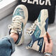 Zapatos de hombres yushang zhenpin nuevos zapatos de lona transpirable moda para estudiantes de alumno de alumno zapatos de tablero Evergrande Sports y zapatos casuales de suela gruesa Blue 43