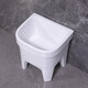 Lefit (lfte) bathroom ceramic wash mop pool balcony mop trough household Taiwan-controlled large, medium and small mop basin courtyard mop pool 907 manual water delivery to home