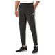 Adidas (adidas) men's pants sweatpants jogging pants straight pants knitted trousers three-bar training pants spring and autumn 9192828 Black/White black white edge L (suitable for waist 89-96cm)