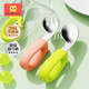 GOLD CARRAR CAT BABY BABY SELFUNGSLOP für Babys über 1 bis 3 Jahre alt, um zu lernen, Training Fork Löffel zu essen 316 Edelstahl-Tischgeschirrset [304 Ellbogen] Single Orange Löffel + Box