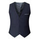 Veste âgée de Formrcy Veste d'été Verte des hommes minces masculins Méliste Slim Summer Modèle mince sans repasser bleu marine 2xl d'environ 130-140jin [Jin est égal à 0,5 kg]