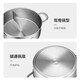 SUPOR Hot Pot Yuanyang Pot 304 Stainless Steel Large Capacity Thickened Deep Easy-to-Clean Shabu Shabu Shabu Gas Induction Cooker Universal ET28AAS03 28cm