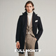 Full Monty Herbst und Winter Marine Blue Blue Fischgräten Sie Doppelbrustmantel Herren Wollkragen Wolle Licht Schlanker Jacke Marine Blue 1387 44