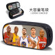 Basketball NBA large-capacity pencil bag junior high school students simple elementary school students pencil bag star Kobe pencil case creative trend multi-function boy zipper canvas pencil case children cool Lai Picture customization three-layer large-capacity canvas pencil bag - waterproof - scratch-proof - no color loss