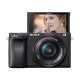 索尼（SONY） 6400 APS-C画幅微单相机 4K视频对焦 6400L 16-50 全新未拆封套机 黑色 套餐五 直播套餐+699电池礼包