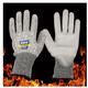 Protection du travail Gants Gants de coupe Anti-coupe Anti-puncture Fil en acier à 5 niveaux Armure molle 659 Verre à usure de cuisine Fish de verre 689 Gris 65912 Paire Prix de taille égale