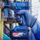 Dongcheng großer Drehmoment Elektrischer Schraubenschlüssel Auto Reparaturschlüssel Dongcheng bürstenloser Lithiumbatterie Windpistolen -Werkzeugscheibe DCPB488 DCPB698D One Electric One -Ladung + Ein vollständiger Satz großer Autoreparatur