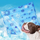 Long Xiao Pet Pet Ice Pad Dog Pad Waterproof Summer Cooling Pad Cool Pad Small and Medium Dog Pet Cat Dog Pad Snowflake Model XL-Number 60*90cm