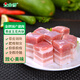 Jinluo pork skin-on pork belly cubes 2Jin Jin equals 0.5 kg Domestic frozen skin-on pork belly and fresh barbecue ingredients