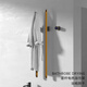 Palemo G689 Ratch de toallas eléctricas ocultas Villa Inteligente Villa ajustable Villa Minimalista de toallas de secado de cobre 2+1 pistola Estilo vertical gris (albornoces secos)