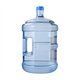 Food grade pure water bucket plastic household portable water dispenser bucket thickened with lid large water storage mineral water bucket white pc thickened handle QS certification 5000ml