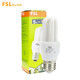 Foshan Lighting (FSL) T4 electronic energy-saving bulb U-shaped three-primary color fluorescent bulb E27 screw bulb 2U-5W white light (6500K)