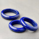 DL 1998 Pangdonglai Quality Lapis lazuli ring Tianlan One thing one picture Afghanistan more gold and less white ore raw stone index finger G6623