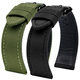 Adaptation Jinggong No. 5 Water Ghost Canned Nylon Canvas Watch Strap Xizhi City Photo Kinetic Energy BM847 Tianmeishi Haigu Military Watch Strap Men Blue-Steel Pin Cuff 21mm