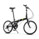 DAHON classic D6 folding bicycle 20-inch 6-speed adult leisure bicycle KBC061 black