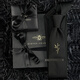 GIEVES CHARLES [light luxury gift box] BBK men's gift tie and tie clip set for boyfriend BBK gift box