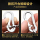 ESCASE alloy key chain car key chain pendant key ring electric car Mercedes-Benz BMW Audi BYD Creative