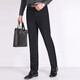 
Liangxin Eslite trousers men's autumn and winter thick style, no ironing, anti-wrinkle drooping casual suit pants middle-aged and elderly high waist loose straight trousers 687 dark gray without folding style 32 waist 2 feet 5