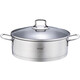 Momscook stainless steel steamer 26cm single layer steamer steamer tray 304 material MT2608ST