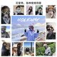 槿城骑行防尘面罩男摩托车挂耳面巾机车头巾夏季户外围脖套女KZ226 GE-09+AZX-659