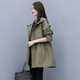 AEMAPE high-end brand windbreaker jacket for women in 2025 spring and autumn new style fashionable and fashionable age-reducing medium-length style Paige Junka L