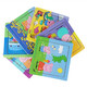 Peppa Pig Sudersea columna para niños Juguetes para niños Big Puzzle Plugin de madera 4-12 años 2-3-6 años Contando patos (9 píldoras)