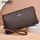 Jinlilai Clutch 2025 Nouveau sac à main à grande capacité à grande capacité Sac à main imprimé Sac à main Style de cadeau de la journée de la femme [Standard anglais 21 * 7 * 12cm]