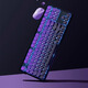 Belly Spirit Mk870pro Blackberry Side Gravur Mechanische Tastatur Bluetooth Wired Wireless Customized Computer Game Silent Office [Three Mode] Obsidian Pro + Purple Qi Donglai Qingxun 87 Tasten