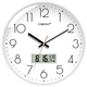 
Compas wall clock radio clock 2025 living room watches stylish simple calendar office examination room school automatic timing flash gold 14-inch 6219 radio clock (diameter 35 cm)
