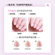 CandyMoyo healthy non-toxic nail polish no-bake quick-drying nail polish water-based non-tearable long-lasting hand and foot manicure nude color cherry blossom base oil bright oil two-in-one