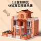 Shangyun Kinderspielzeug Jungen Mason Bauhaus Bausteine ​​DIY Handgefertigte Puzzle Geburtstagsgeschenk 3-6-10 Jahre alt