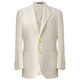 CULTUM seersucker thin breathable Naples no-iron suit suit men's business casual easy-care suit jacket white two-piece set 170A /48A