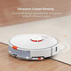 Roborock S7+ sweeping robot and sonic mop with self-empty base, automatic lifting mop, ultrasonic carpet detection, white