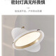 
Heling Copper Ultra-thin Outdoor Balcony Ceiling Light Villa Stairway Entrance Entry Headlight Waterproof Terrace Garden Light X3894/Ultra-thin Large 50cm/Three Color Adjustable
