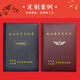 Xinfa Stationery Imitation leather six-hole loose leaf education book A5 conference book business diary party member can replace inner core customizable black