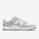 耐克（NIKE）Dunk Low Retro 男子白灰运动鞋复古板鞋 DD1391-103 灰白 42