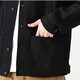 Cotton denim jacket for men spring and autumn men's pure cotton loose workwear jacket trendy brand jacket men's casual versatile men's 2311 black jacket L size (115Jin Jin equals 0.5kg -135Jin Jin equals 0.5kg)
