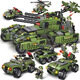 Compatible with Lego building blocks military tanks, huge boys birthday gift assembly toys for children aged 6-12, Type 85 tank [Send two boys + disassembly device]