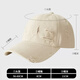 Woodpecker ripped baseball hat for men and women, twill cotton baseball cap showing small face, larger widened brim, soft top sun hat, gray, single size, adjustable hat circumference (head circumference 55-60cm)
