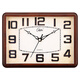 Compas table clock living room simple table clock creative quartz clock fashion clock modern bedside clock 3002 imitation wood