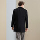 Siete Brand [Liner de grosella de grosella de grosura] para el nuevo abrigo de lana de moda de moda de invierno para hombres Black XL/180